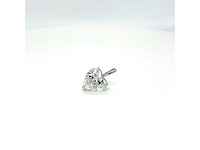 14 karaat witgouden kettinghanger met 1,02 ct diamant - afbeelding 6 van  10