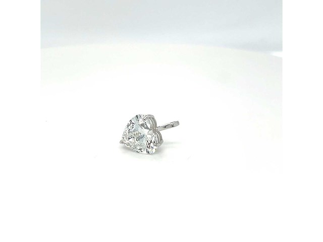 14 karaat witgouden kettinghanger met 1,02 ct diamant - afbeelding 10 van  10