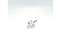 14 karaat witgouden kettinghanger met 1,02 ct diamant - afbeelding 2 van  5