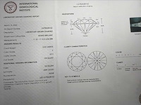 14 karaat witgouden kettinghanger met 5,03 ct. diamant - afbeelding 1 van  3