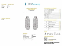 14 karaat witgouden oorringen met 5,60 ct. diamant - afbeelding 9 van  9