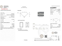 14 karaat witgouden oorstekers met 2,04 crt. diamant - afbeelding 3 van  6