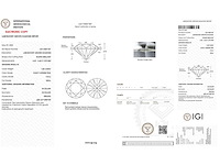 14 karaat witgouden oorstekers met 2,08 crt. diamant - afbeelding 3 van  8