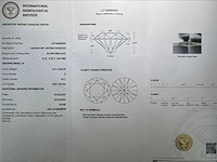 14 karaat witgouden oorstekers met 4,03 crt diamant - afbeelding 2 van  7