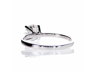14 karaat witgouden ring met 1,03 ct. natuurlijke diamant - afbeelding 7 van  7