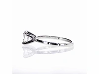 14 karaat witgouden ring met 1,03 ct. natuurlijke diamant - afbeelding 3 van  7