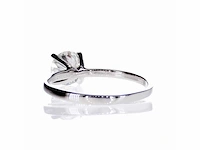 14 karaat witgouden ring met 1,03 ct. natuurlijke diamant - afbeelding 5 van  7