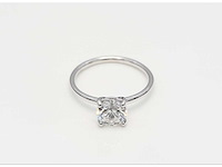 14 karaat witgouden ring met 1,09 crt diamant - afbeelding 3 van  7