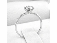 14 karaat witgouden ring met 1,13 ct. natuurlijke diamant - afbeelding 3 van  6