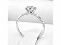 14 karaat witgouden ring met 1,13 ct. natuurlijke diamant - afbeelding 5 van  6