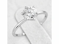 14 karaat witgouden ring met 1,13 ct. natuurlijke diamant - afbeelding 6 van  6