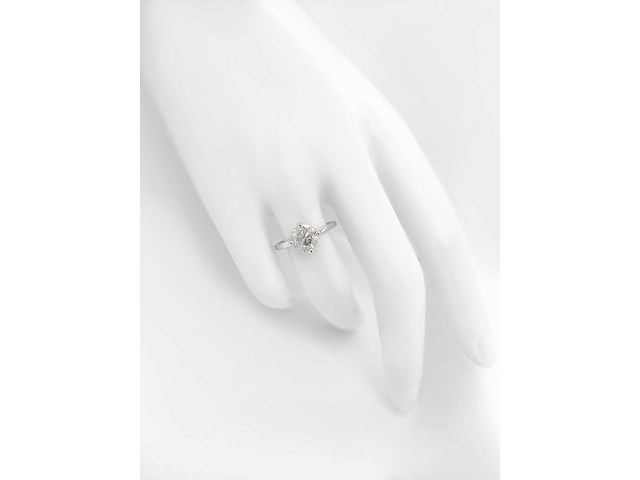14 karaat witgouden ring met 1,50 ct. natuurlijke diamant - afbeelding 4 van  7
