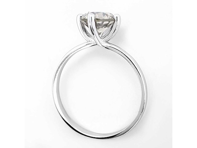 14 karaat witgouden ring met 1,50 ct. natuurlijke diamant - afbeelding 7 van  7