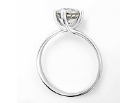 14 karaat witgouden ring met 1,50 ct. natuurlijke diamant - afbeelding 7 van  7