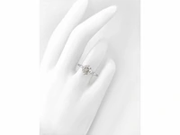 14 karaat witgouden ring met 1,50 ct. natuurlijke diamant - afbeelding 3 van  7