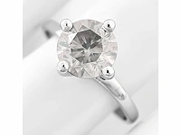 14 karaat witgouden ring met 1,50 ct. natuurlijke diamant - afbeelding 6 van  7
