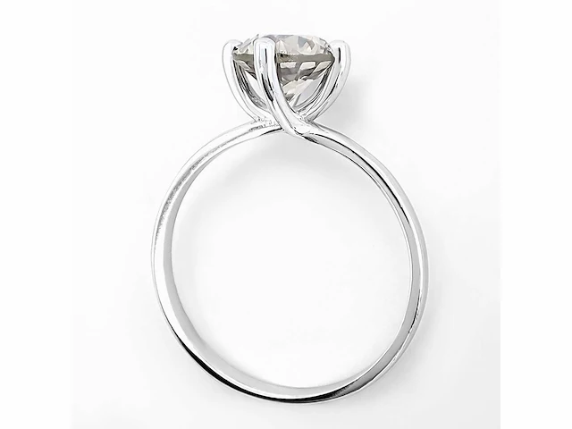 14 karaat witgouden ring met 1,50 ct. natuurlijke diamant - afbeelding 7 van  7