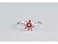 14 karaat witgouden ring met 1,51 crt. diamant - afbeelding 2 van  5