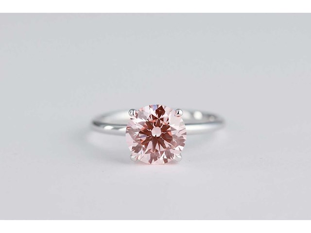 14 karaat witgouden ring met 1,51 crt. diamant - afbeelding 2 van  6