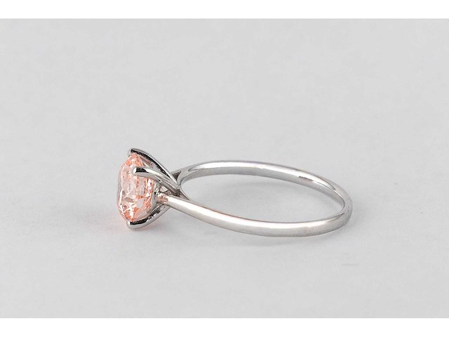 14 karaat witgouden ring met 1,60 ct. diamant - afbeelding 4 van  6