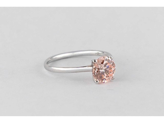 14 karaat witgouden ring met 1,60 ct. diamant - afbeelding 5 van  6