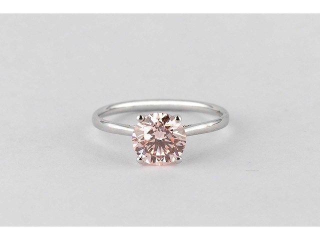 14 karaat witgouden ring met 1,60 ct. diamant - afbeelding 2 van  3
