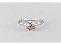 14 karaat witgouden ring met 1,60 ct. diamant - afbeelding 2 van  3