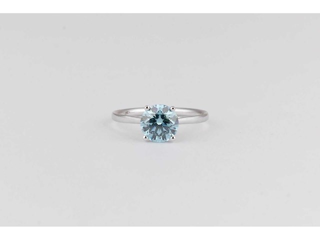 14 karaat witgouden ring met 1,63 ct. diamant - afbeelding 1 van  5