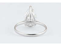 14 karaat witgouden ring met 2 ct. diamant - afbeelding 5 van  6