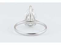 14 karaat witgouden ring met 2 ct. diamant - afbeelding 5 van  6