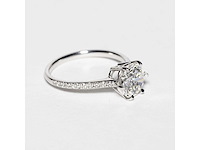 14 karaat witgouden ring met 2,01 ct. diamant - afbeelding 8 van  14