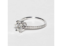 14 karaat witgouden ring met 2,01 ct. diamant - afbeelding 9 van  14