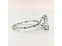 14 karaat witgouden ring met 2,10 ct. diamant - afbeelding 5 van  6