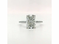 14 karaat witgouden ring met 2,10 ct. diamant - afbeelding 4 van  6