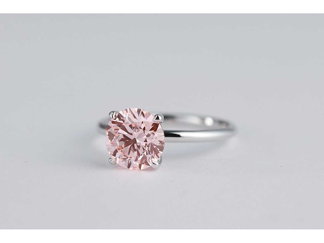 14 karaat witgouden ring met 2,11 crt. diamant - afbeelding 3 van  6