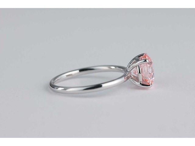 14 karaat witgouden ring met 2,11 crt. diamant - afbeelding 6 van  6