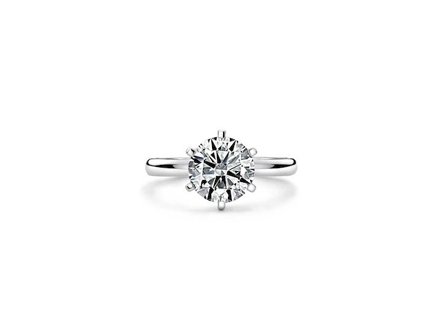 14 karaat witgouden ring met 2,21 ct. diamant - afbeelding 1 van  6