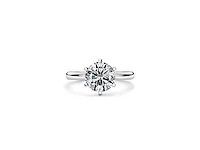 14 karaat witgouden ring met 2,21 ct. diamant