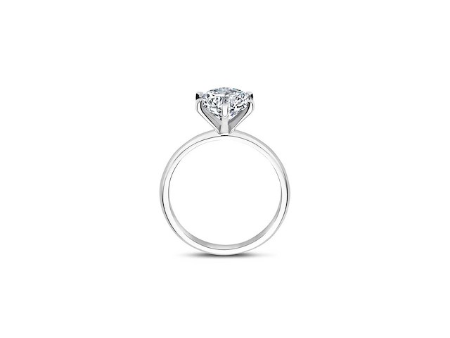 14 karaat witgouden ring met 2,21 ct. diamant - afbeelding 6 van  6