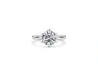 14 karaat witgouden ring met 2,21 ct. diamant