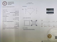 14 karaat witgouden ring met 2,24 crt. diamant - afbeelding 2 van  6