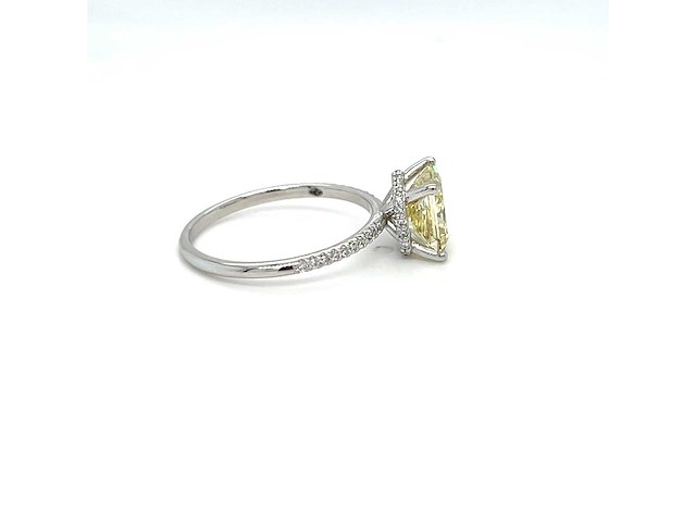 14 karaat witgouden ring met 2,24 crt. diamant - afbeelding 3 van  6