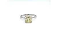 14 karaat witgouden ring met 2,24 crt. diamant - afbeelding 5 van  6