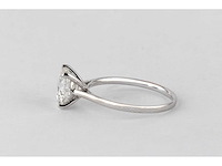 14 karaat witgouden ring met 2,50 ct. diamant - afbeelding 3 van  6