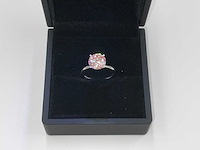 14 karaat witgouden ring met 3,00 crt. diamant - afbeelding 3 van  10