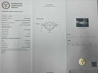 14 karaat witgouden ring met 3,00 crt diamant - afbeelding 3 van  7