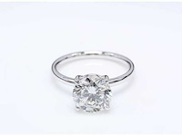 14 karaat witgouden ring met 3,01 crt. diamant - afbeelding 7 van  7