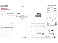 14 karaat witgouden ring met 3,04 ct. diamant - afbeelding 2 van  6