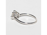 14 karaat witgouden ring met 3,04 ct. diamant - afbeelding 6 van  6