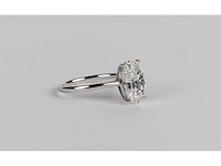 14 karaat witgouden ring met 3,08 crt. diamant - afbeelding 3 van  6